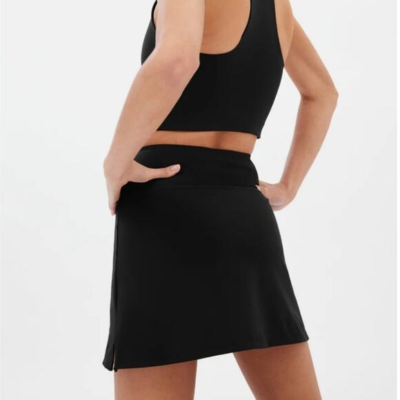 NWT Girlfriend Collective Black Sport Skort - Picture 4 of 14